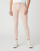 DAMSKIE SPODNIE JEANSOWE WRANGLER SKINNY CROP NATURAL PINK W28M-JT-30L 112128465